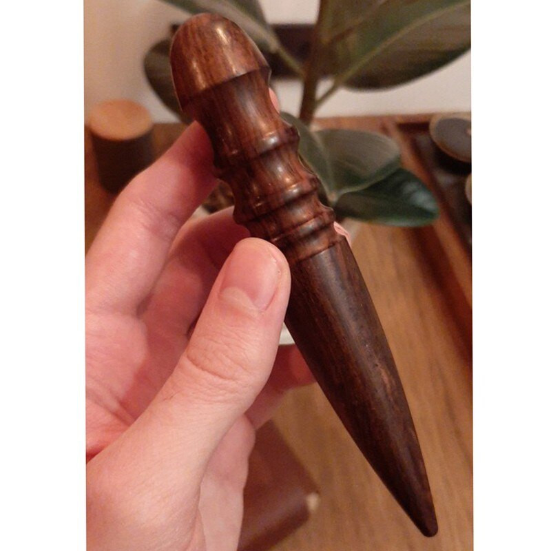 Nahaserva poleeritud tööriistad Puidu Slicker Ümmargune Poleeriv Puidu Poleerimispulk DIY Käsitsi valmistatud Leathercarft lihvimisvarras