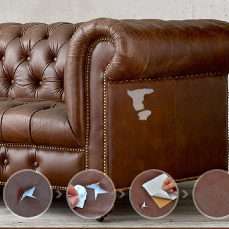 35 * 138 cm pleistrai Lipnus odinis taisymo pleistras lakštas Pu paminkštinimas sofos taisymo audinys Lipnus automobilio tvirtinimas lipdukui