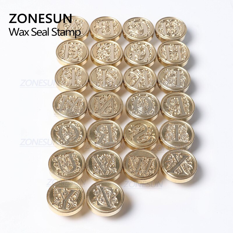 ZONESUN kirjaümbriku pitseerimisvaha vaskpitsat templikunst Dekoratiivne pitseerimisvaha pitser puidust käepidemega pulmaposti kingitused