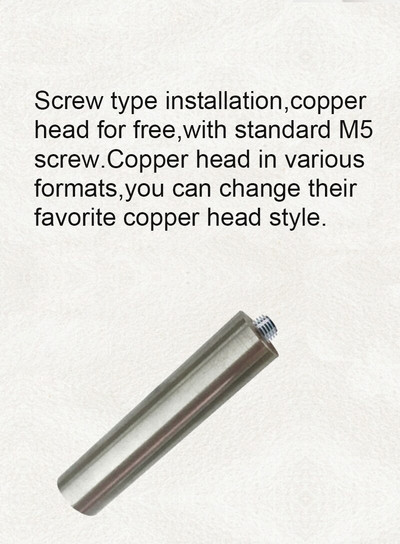 Kohandatud disainiga logo tempel roostevabast terasest käepidemega vaskvorm, mis sobib taimpargitud trükinaha jaoks