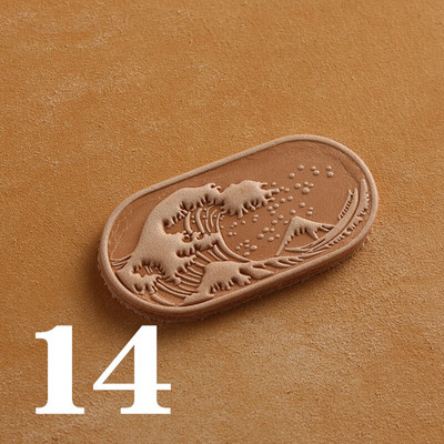 Esmane taimparkimine Kolmemõõtmeline nahast ripats vasest sõrmuse kohandatud logo saatmiseks