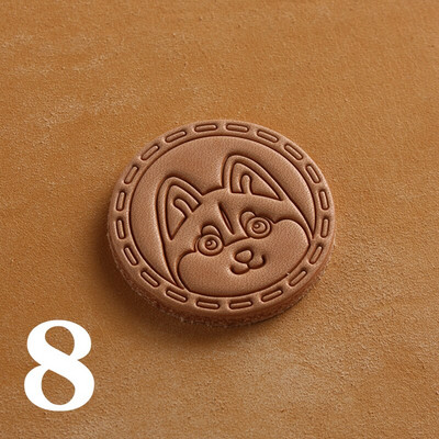 Esmane taimparkimine Kolmemõõtmeline nahast ripats vasest sõrmuse kohandatud logo saatmiseks