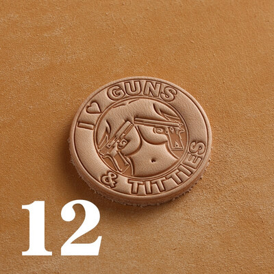 Esmane taimparkimine Kolmemõõtmeline nahast ripats vasest sõrmuse kohandatud logo saatmiseks