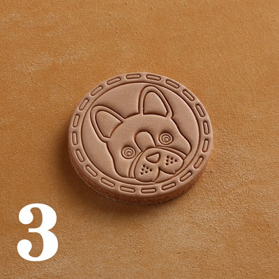 Esmane taimparkimine Kolmemõõtmeline nahast ripats vasest sõrmuse kohandatud logo saatmiseks