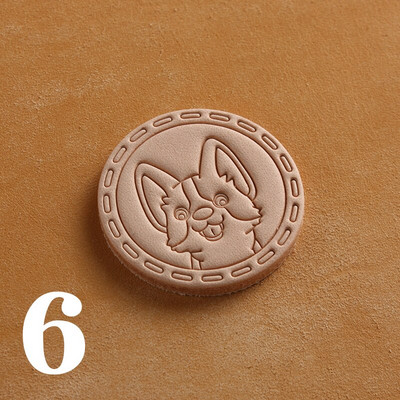 Esmane taimparkimine Kolmemõõtmeline nahast ripats vasest sõrmuse kohandatud logo saatmiseks