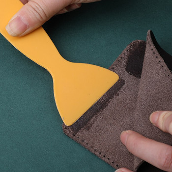 LMDZ Plastic Leathercraft Εργαλείο κόλλας κόλλας κόλλας τεμαχίων χειροτεχνία σκάλισμα δέρματος χειροποίητο DIY Αξεσουάρ σπιτιού Gadget Apply Tools