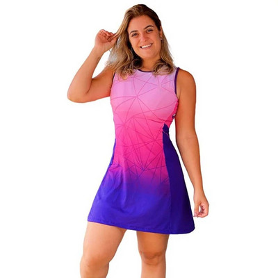 Tennise seelik Lühikesed püksid Suvine Rannatennise Kleit Vestido Välispordi Sulgpall Võrkpalli Kleit Naiste Varrukateta Vest seelik