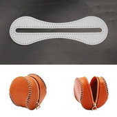 Πρότυπο δερμάτινης χειροτεχνίας PVC 1 ΤΕΜ. DIY Μικρό πορτοφόλι για άνδρες και γυναίκες, εξατομικευμένα σχέδια διάταξης χειροποίητων τσαντών