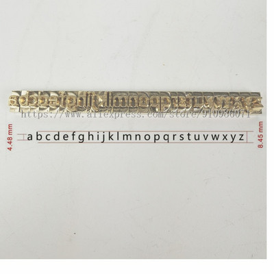 Messingist painduvad tähed, CNC graveerimisvorm, kuuma fooliumiga stantsimine, number, tähestik, sümbol