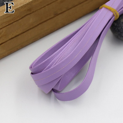 Πολύχρωμη PU Δερμάτινη λωρίδα Πλεκτό επίπεδο Δερμάτινο κορδόνι Σχοινί DIY Κολιέ Βραχιόλι Αξεσουάρ κατασκευής κοσμημάτων 30cm*1cm