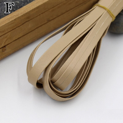 Πολύχρωμη PU Δερμάτινη λωρίδα Πλεκτό επίπεδο Δερμάτινο κορδόνι Σχοινί DIY Κολιέ Βραχιόλι Αξεσουάρ κατασκευής κοσμημάτων 30cm*1cm