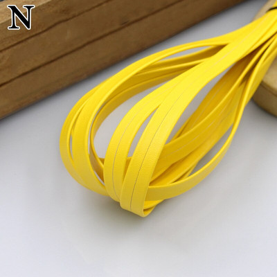 Πολύχρωμη PU Δερμάτινη λωρίδα Πλεκτό επίπεδο Δερμάτινο κορδόνι Σχοινί DIY Κολιέ Βραχιόλι Αξεσουάρ κατασκευής κοσμημάτων 30cm*1cm