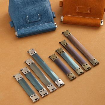 4 τεμάχια/σετ Μεταλλική κλειδαριά με κούμπωμα εσωτερικού πλαισίου για πορτοφόλι Vintage εσωτερική λαβή εύκαμπτης τσάντας Αξεσουάρ DIY τσάντες ραπτικής