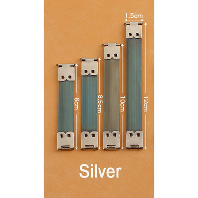 4 τεμάχια/σετ Μεταλλική κλειδαριά με κούμπωμα εσωτερικού πλαισίου για πορτοφόλι Vintage εσωτερική λαβή εύκαμπτης τσάντας Αξεσουάρ DIY τσάντες ραπτικής