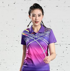 Tennise särgid naiste tüdrukute sulgpalli spordisärgid , lühikeste varrukateta lauatennise vormi golfisärk tüdrukute sulgpalli särgid