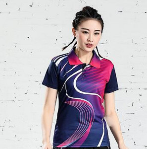 Tennise särgid naiste tüdrukute sulgpalli spordisärgid , lühikeste varrukateta lauatennise vormi golfisärk tüdrukute sulgpalli särgid