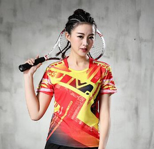 Tennise särgid naiste tüdrukute sulgpalli spordisärgid , lühikeste varrukateta lauatennise vormi golfisärk tüdrukute sulgpalli särgid