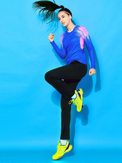 Γρήγορο στέγνωμα Ping Pong Tennis Fake Δύο μεγάλα μεγέθη φθινοπωρινά/χειμωνιάτικα κοστούμια μπάντμιντον μακρυμάνικο παντελόνι κοστούμι ζευγάρι αθλητικά Culottes