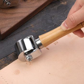LMDZ 26/60/100 mm Press Edge Roller Leather craft Glue Laminating Tool Leather Edge Creaser Smoother Steel Iron Roller DIY Tool