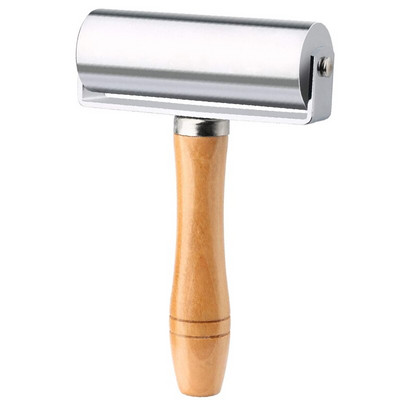 LMDZ 26/60/100mm Rolă pentru margini de presare Instrument de laminare cu lipici din piele Instrument de laminare Cut pentru margini din piele Rolă de fier din oțel mai netedă Instrument de bricolaj