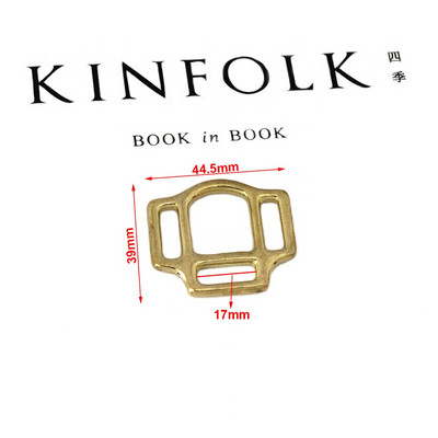 1kom Čvrsti mjedeni ular za konja, četvrtasti, 3-strani ular, kopče, kopče za konjičku opremu Kožna izrada DIY hardverski dodatak