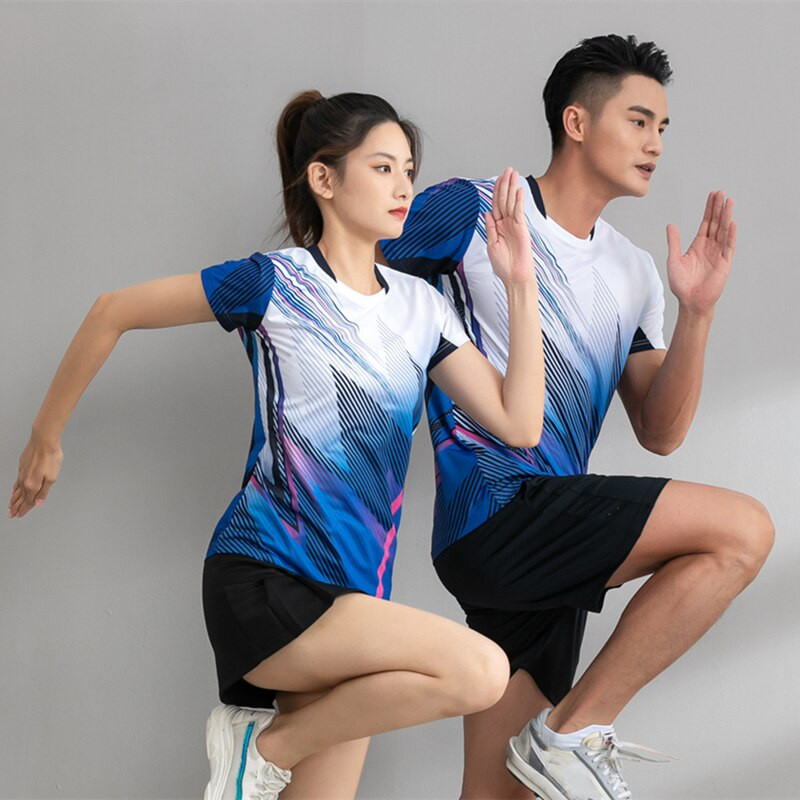 Vrhunska teniska majica Žene Muškarci Badminton Jersey kratke hlače Uniforma za stolni tenis Suknja za ping pong Sportska majica kratkih rukava