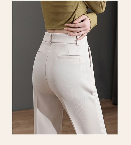 Ravni model elegantnih ženskih hlača