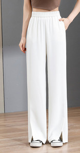 Pantaloni casual cu talie înaltă pentru femei