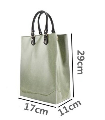 Πακέτο μετασχηματισμού χάρτινης σακούλας μεγάλης επωνυμίας Diy αξεσουάρ χειρός συσκευασία υλικού εργαλείων μάρκας τσάντα αγορών διάφανη τσάντα TPU