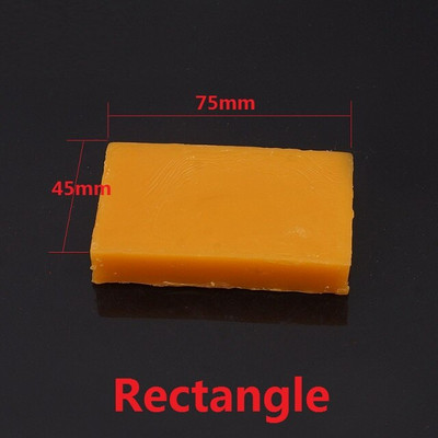 Konac Vosak Pribor za šivanje DIY alat Pravokutnik, narančasti blok od pčelinjeg voska, kožna izrada od pčelinjeg voska vodootporna i otporna na vlagu
