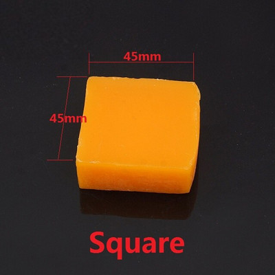 Konac Vosak Pribor za šivanje DIY alat Pravokutnik, narančasti blok od pčelinjeg voska, kožna izrada od pčelinjeg voska vodootporna i otporna na vlagu