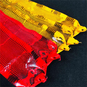ολόκληρα τεμ Colorful Grain Γνήσιο δέρμα φιδιού για DIY χειροποίητη ζώνη παπουτσιών τσαντάκι snake leather πάχος 0,1-0,3mm