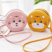 Pribor za izradu torbe s uzorkom tigra s crtanim likom Slatka torba za rame Torba za pakete od kožnih materijala DIY Samoizrađeni pribor za šivanje