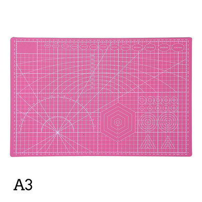 A3 A4 A5 multifunktsionaalne PVC lõikematt DIY käsitöö kunsti graveerimislaud Paber Nikerduspadja küljega nahast lõikelaud