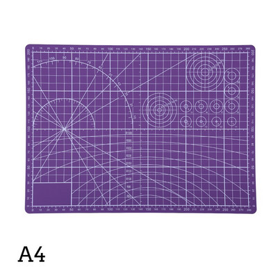 A3 A4 A5 multifunktsionaalne PVC lõikematt DIY käsitöö kunsti graveerimislaud Paber Nikerduspadja küljega nahast lõikelaud