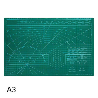 A3 A4 A5 multifunktsionaalne PVC lõikematt DIY käsitöö kunsti graveerimislaud Paber Nikerduspadja küljega nahast lõikelaud