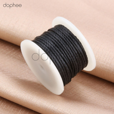 dophee Δερμάτινο Εργαλείο Ραπτικής Ραπτομηχανής DIY Κερωμένο νήμα για δερμάτινες λωρίδες ζώνης ραφής άκρων χειροτεχνίας Εργαλεία παπουτσιών