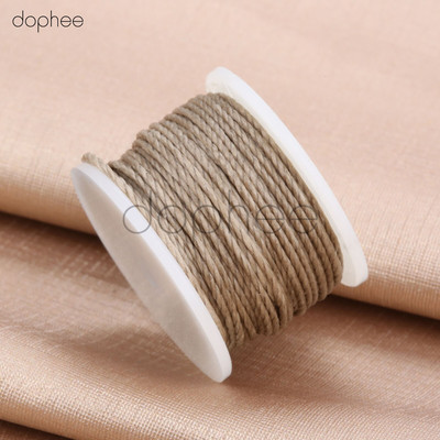 dophee Δερμάτινο Εργαλείο Ραπτικής Ραπτομηχανής DIY Κερωμένο νήμα για δερμάτινες λωρίδες ζώνης ραφής άκρων χειροτεχνίας Εργαλεία παπουτσιών