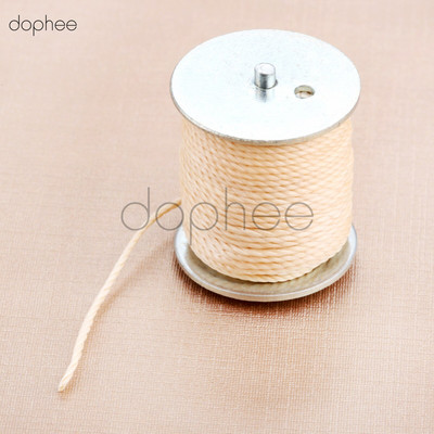 dophee Δερμάτινο Εργαλείο Ραπτικής Ραπτομηχανής DIY Κερωμένο νήμα για δερμάτινες λωρίδες ζώνης ραφής άκρων χειροτεχνίας Εργαλεία παπουτσιών