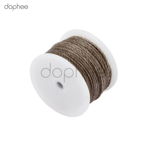 dophee Δερμάτινο Εργαλείο Ραπτικής Ραπτομηχανής DIY Κερωμένο νήμα για δερμάτινες λωρίδες ζώνης ραφής άκρων χειροτεχνίας Εργαλεία παπουτσιών