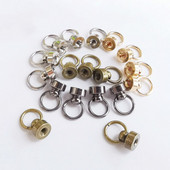 100 buc diametru 8mm/9mm DIY curea inel rotativ cap de călugăr mamelon dimensiunea unghiilor pentru telefon mobil husă geantă din piele nit