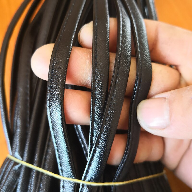 2M Lychee Pattern PU Δερμάτινο σακίδιο πλάτης με κορδόνι κολιέ Βραχιόλι κορδόνι DIY Χειροποίητα χειροτεχνήματα σχοινί κεντήματα προμήθειες