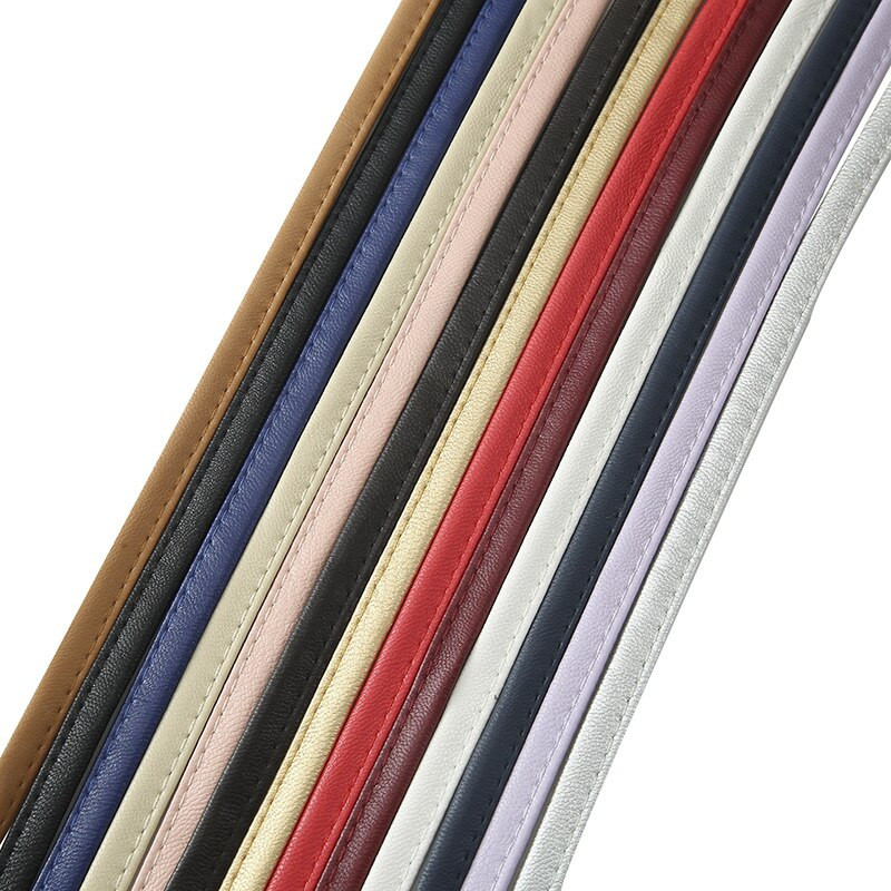 2M Lychee Pattern PU Δερμάτινο σακίδιο πλάτης με κορδόνι κολιέ Βραχιόλι κορδόνι DIY Χειροποίητα χειροτεχνήματα σχοινί κεντήματα προμήθειες