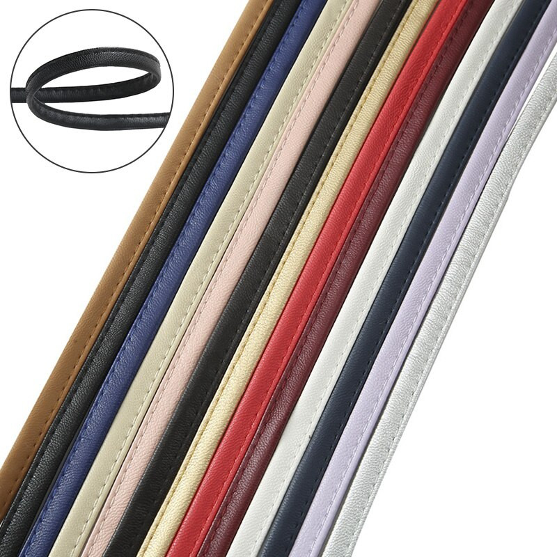 2M Lychee Pattern PU Δερμάτινο σακίδιο πλάτης με κορδόνι κολιέ Βραχιόλι κορδόνι DIY Χειροποίητα χειροτεχνήματα σχοινί κεντήματα προμήθειες