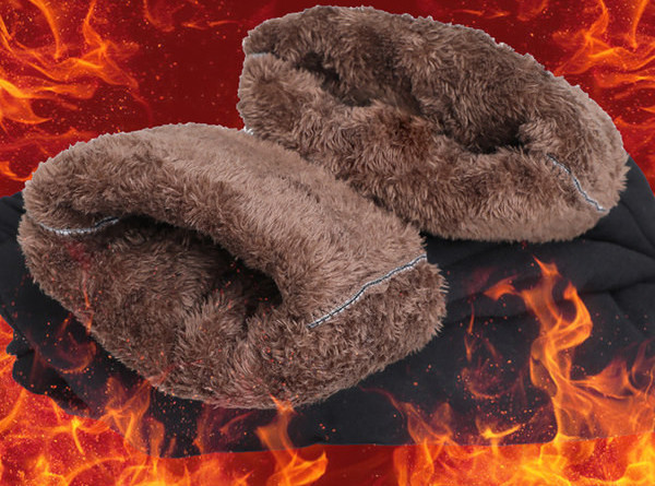 Pantaloni eleganti de dama cu talie inalta si captuseala calda