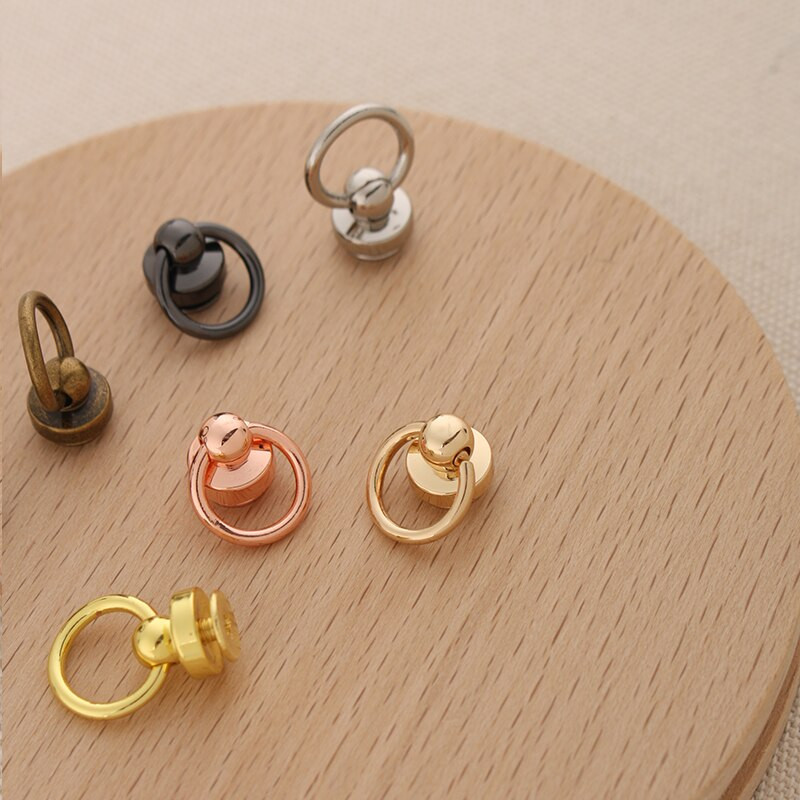 Visokokvalitetni metalni kuglični stup od 10 komada s O prstenom Zakovice Zakovice Zavrtnje za čavle Okrugla glava Spojnice Šiljci Kožni pribor za rukotvorine