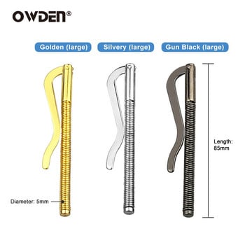 Βάση μετρητών για πορτοφόλι OWDEN Metal Bifold Spring Post Money Clip Bar