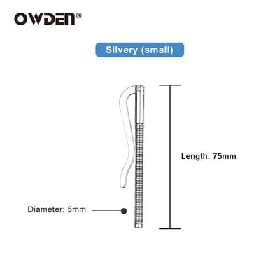 OWDEN metalni dvostruki držač za novac, držač za novčanik, kopča za novac