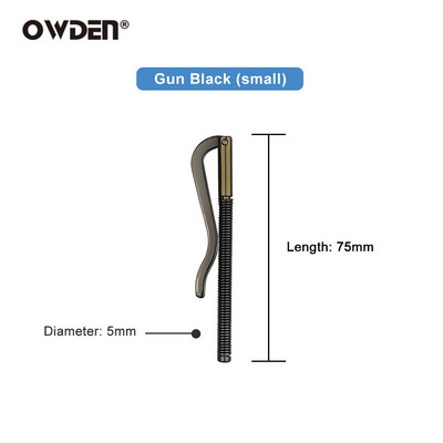 OWDEN metalni dvostruki držač za novac, držač za novčanik, kopča za novac