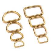 10 бр. D пръстен, плътни месингови катарами, каишка за раница, колан, нашийник за кучета, закопчалка за домашни любимци, закопчалка, закопчалка, кожени занаятчийски чанти, аксесоари